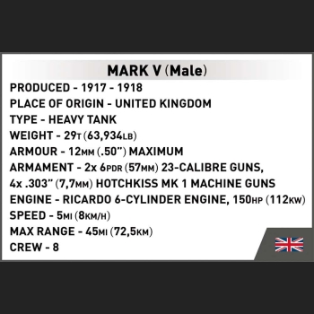 Mark V Male 837 Kl.
